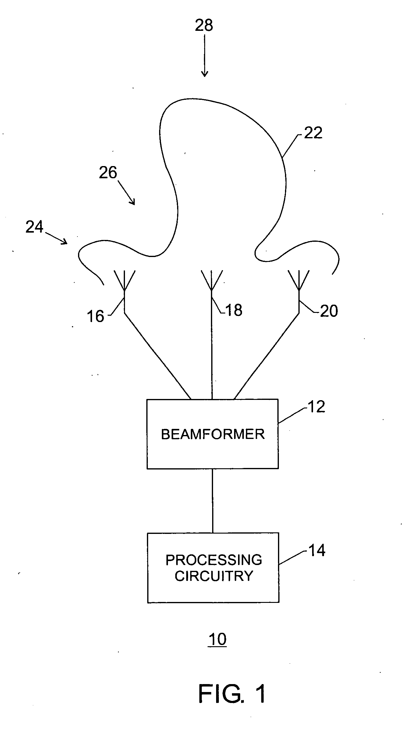 Method and apparatus for providing user specific downlink beamforming in a fixed beam network