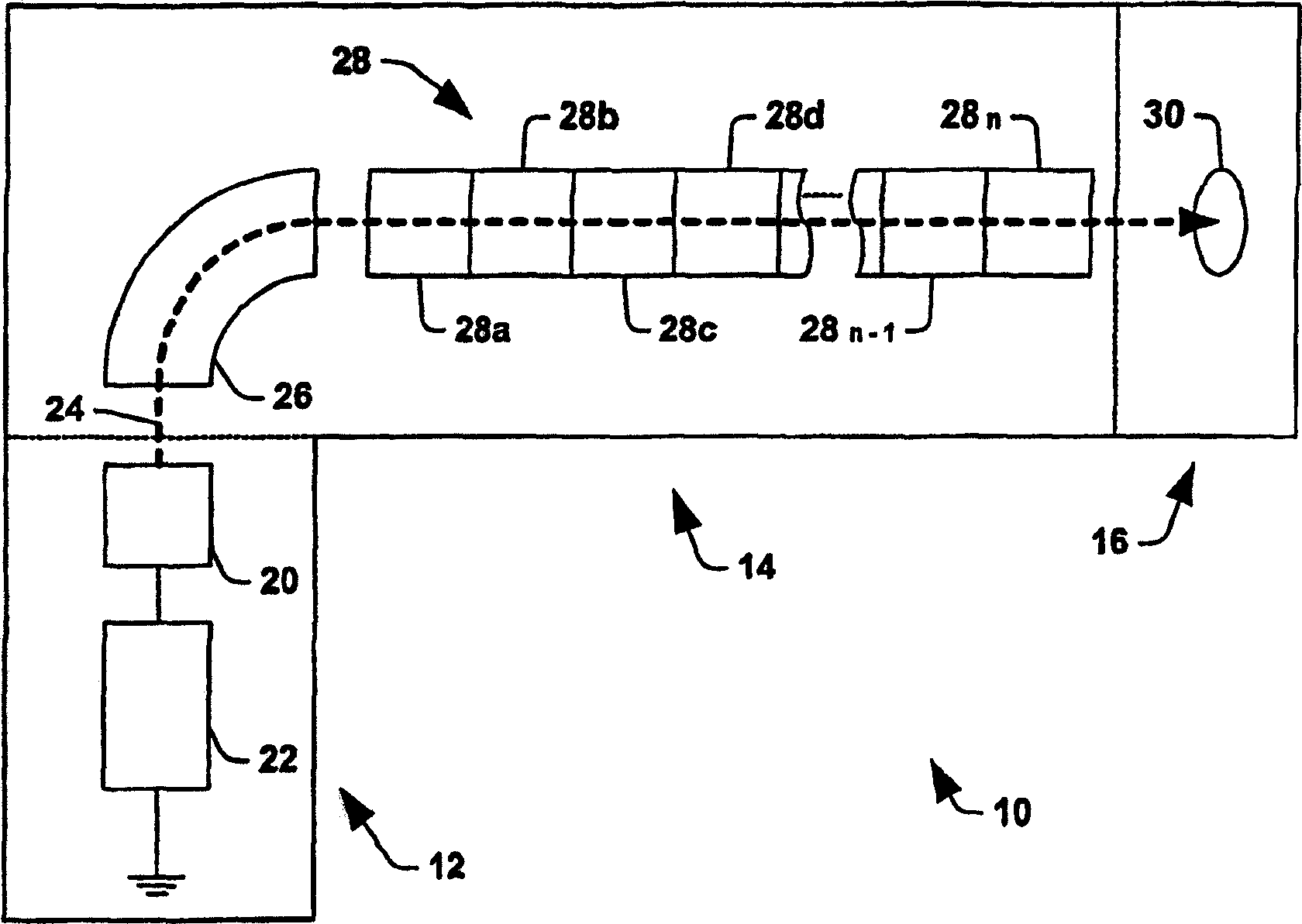 Slit double gap buncher and method for improved ion bunching in an ion implantation system
