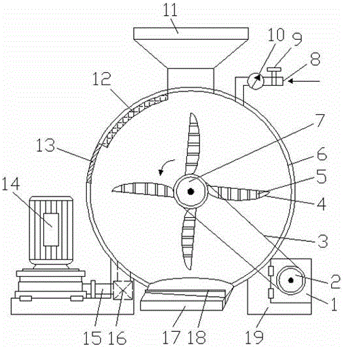 Efficient cement mixing device