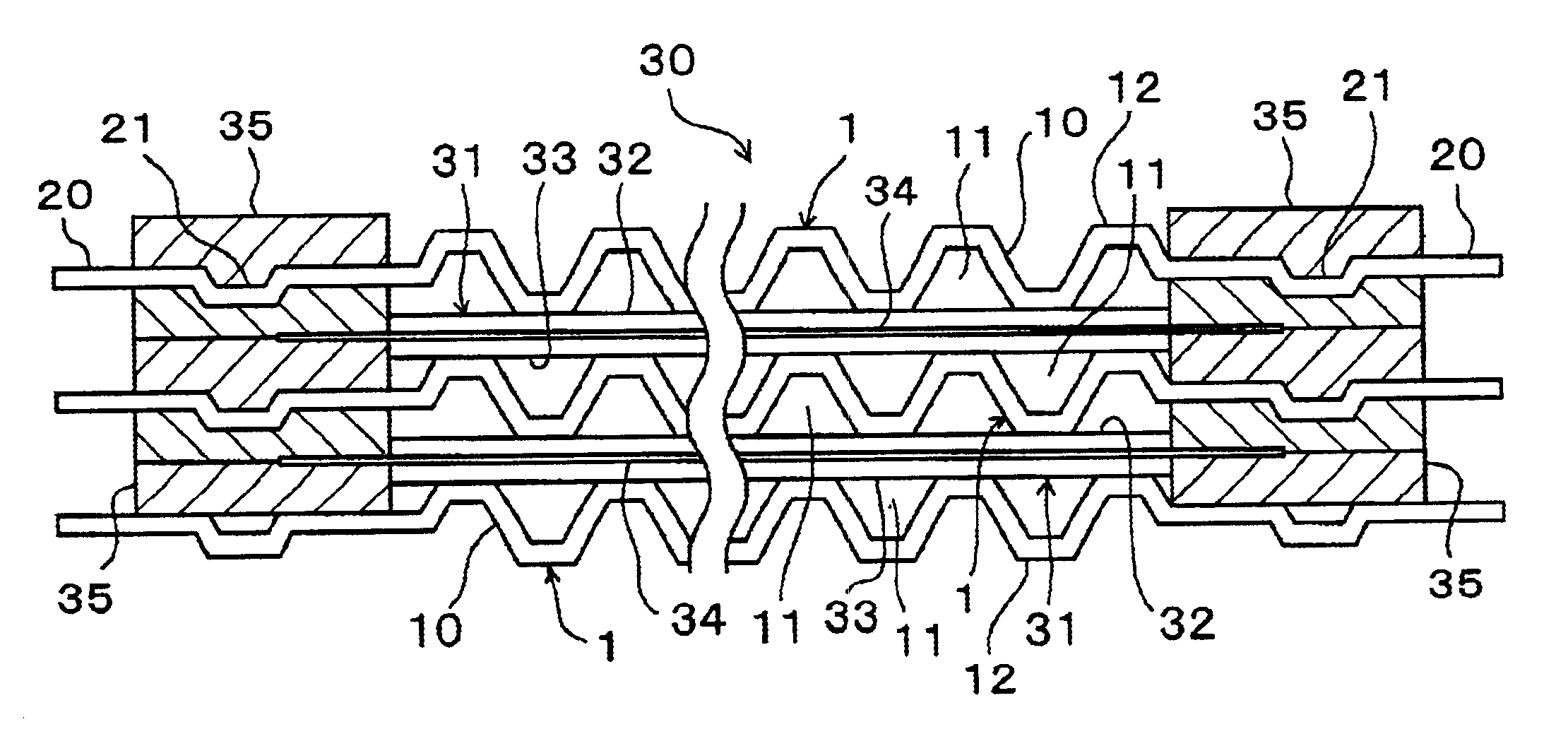 Separator for fuel cell and fuel cell