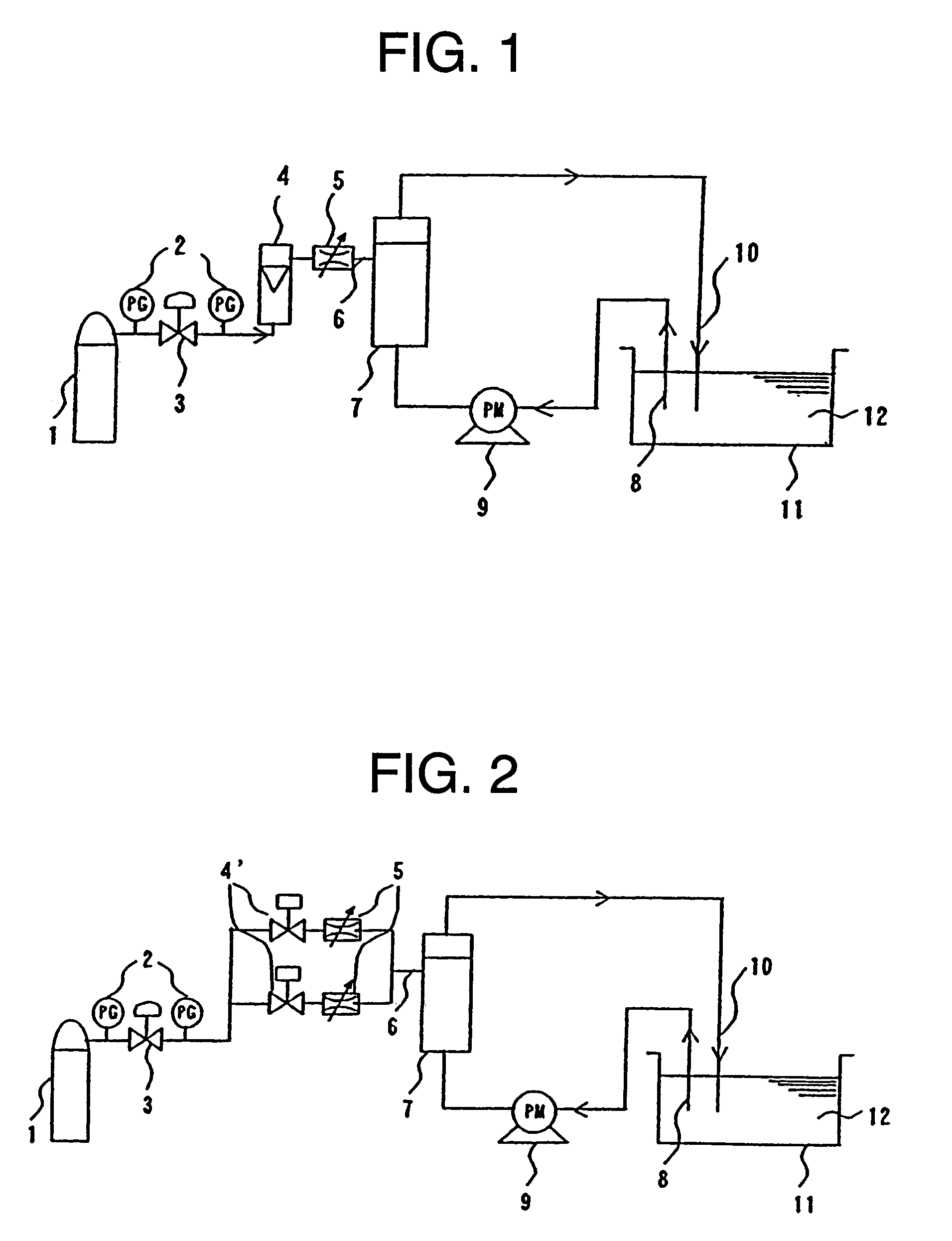 Device and method for manufacturing carbonated spring and carbonic water, control method for gas density applied thereto, and membrane module