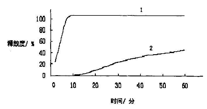 Hiliezdum fast-release tablet and preparing method thereof