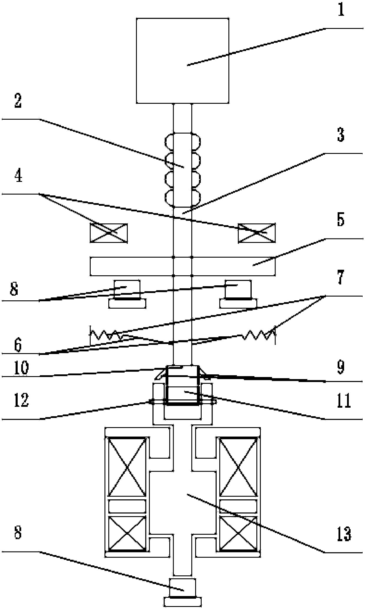 Mechanical quick switch based on electromagnetic repulsion mechanism