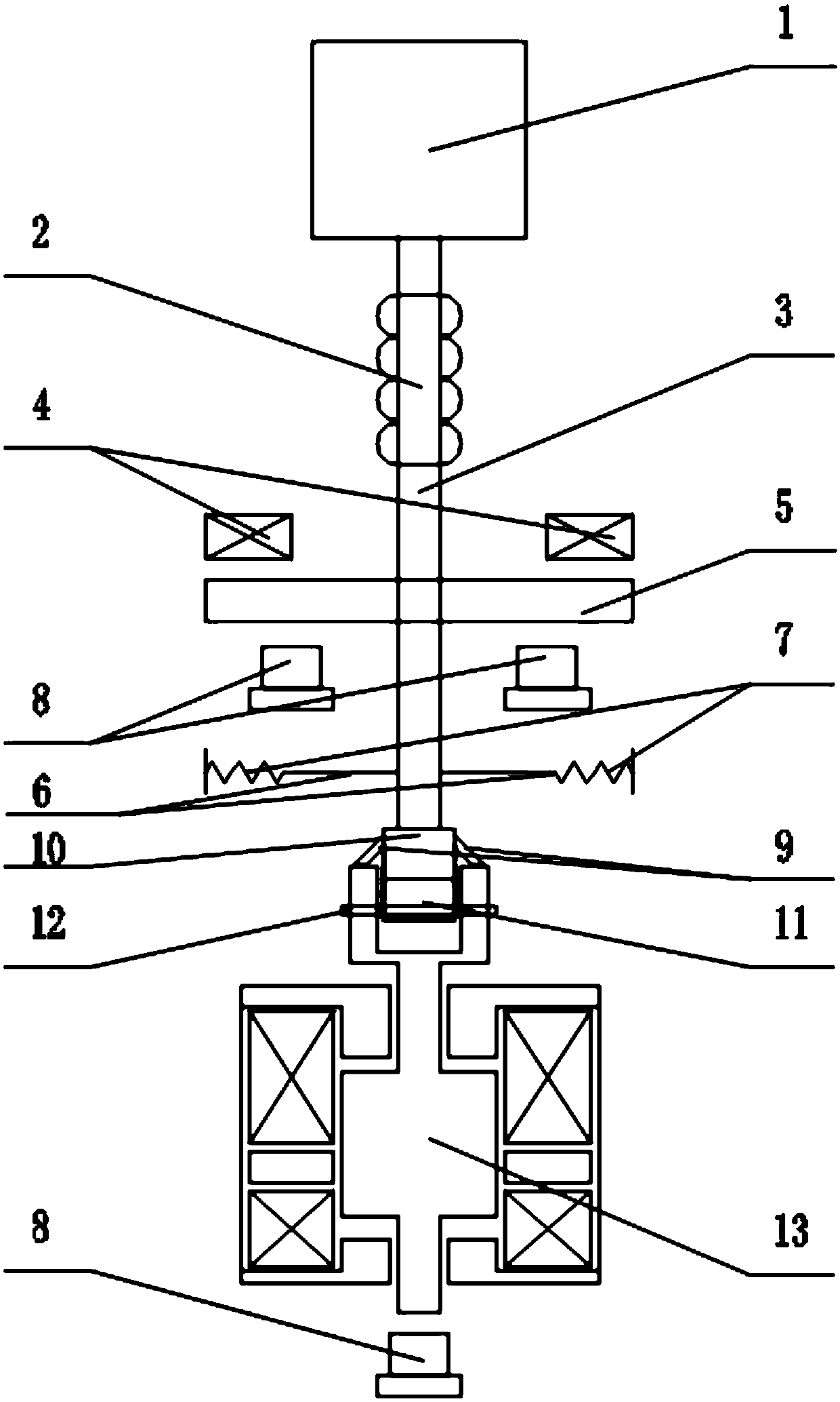 Mechanical quick switch based on electromagnetic repulsion mechanism