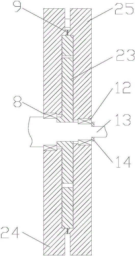 Oil cooling device and air conditioner device with oil cooling device