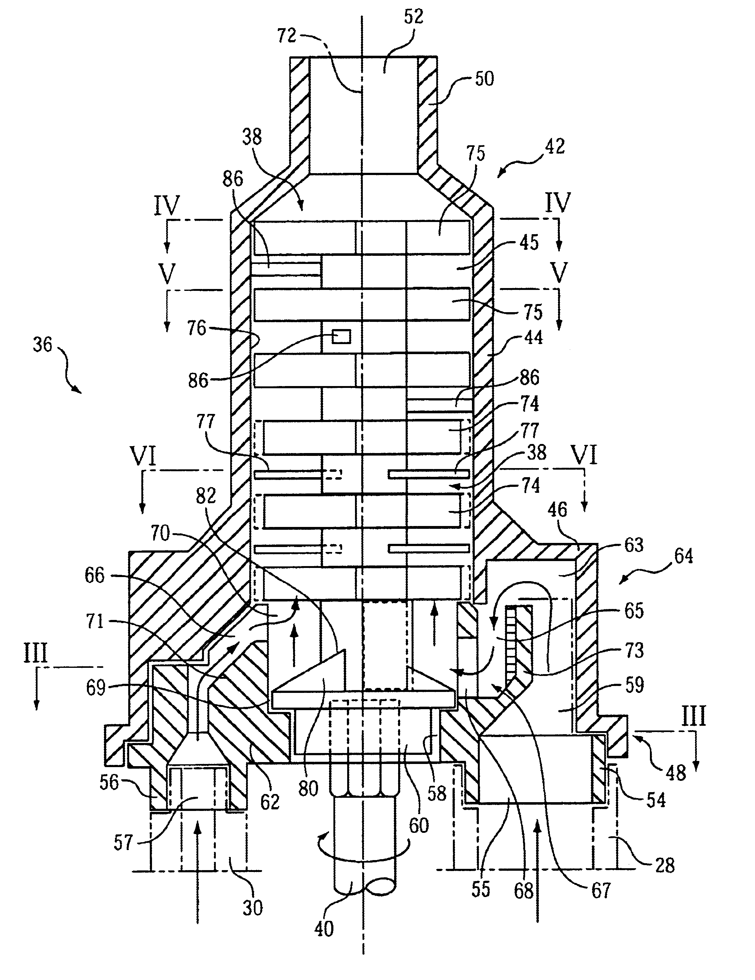 Device for mixing two paste-like compounds, in particular for mixing a dental-molding compound with a catalyzing compound