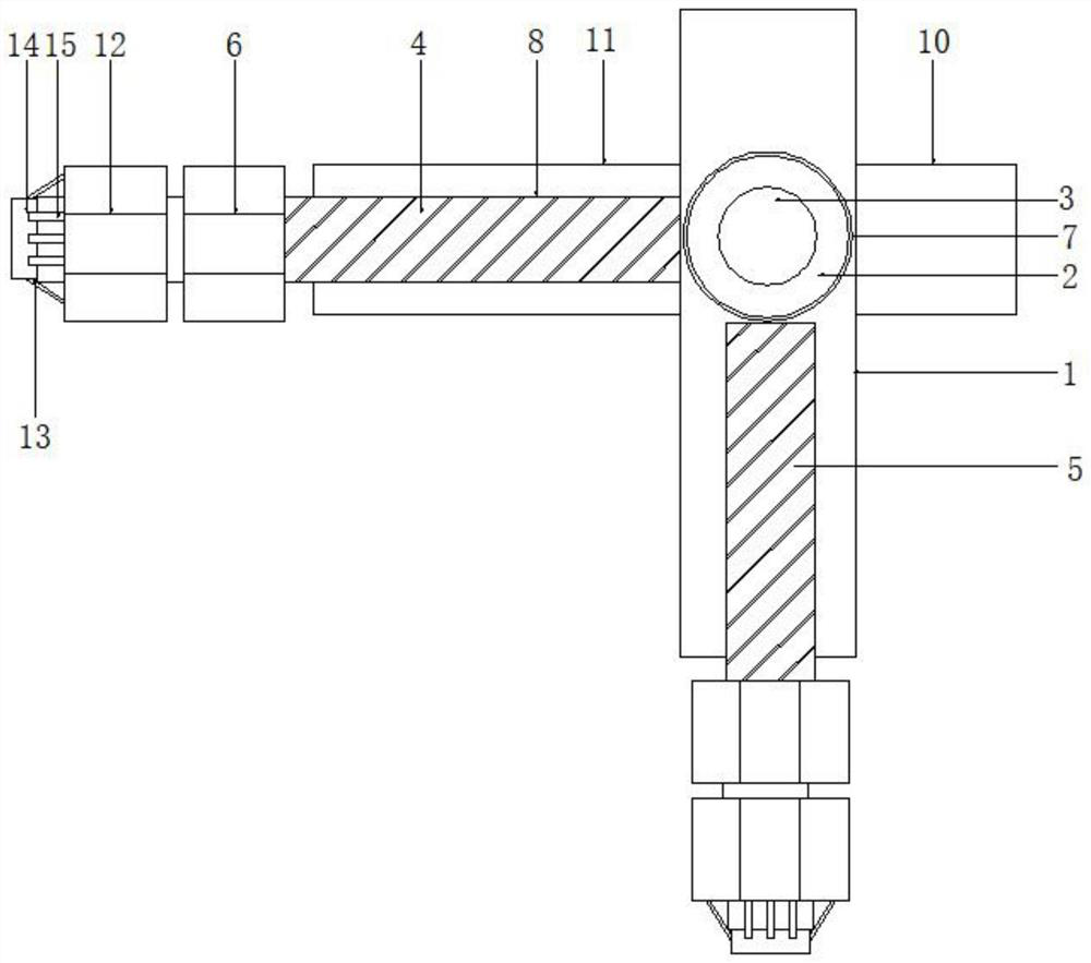 Base horizontal adjustment device for epitaxial film growth equipment