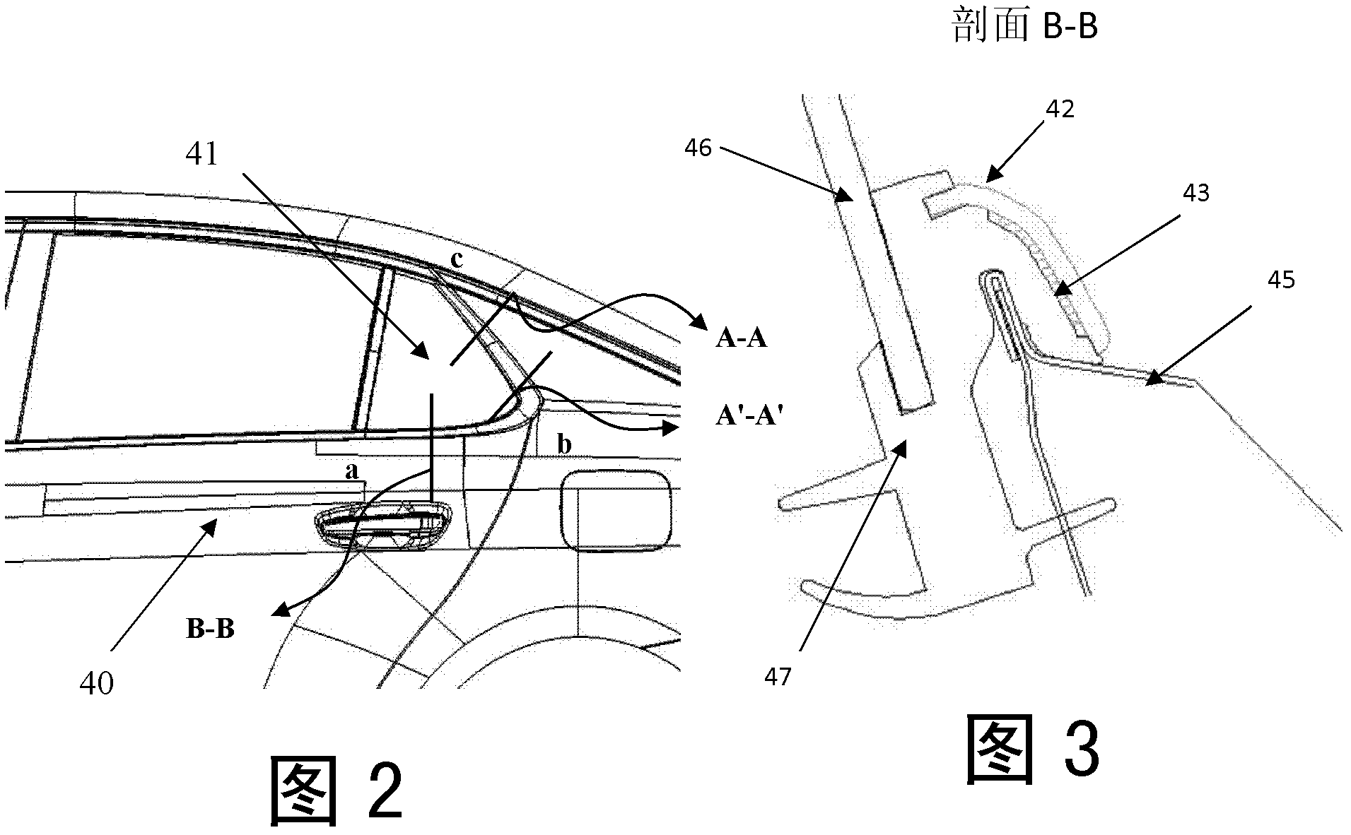 Widow strip fixing device for vehicle window and fixing method thereof