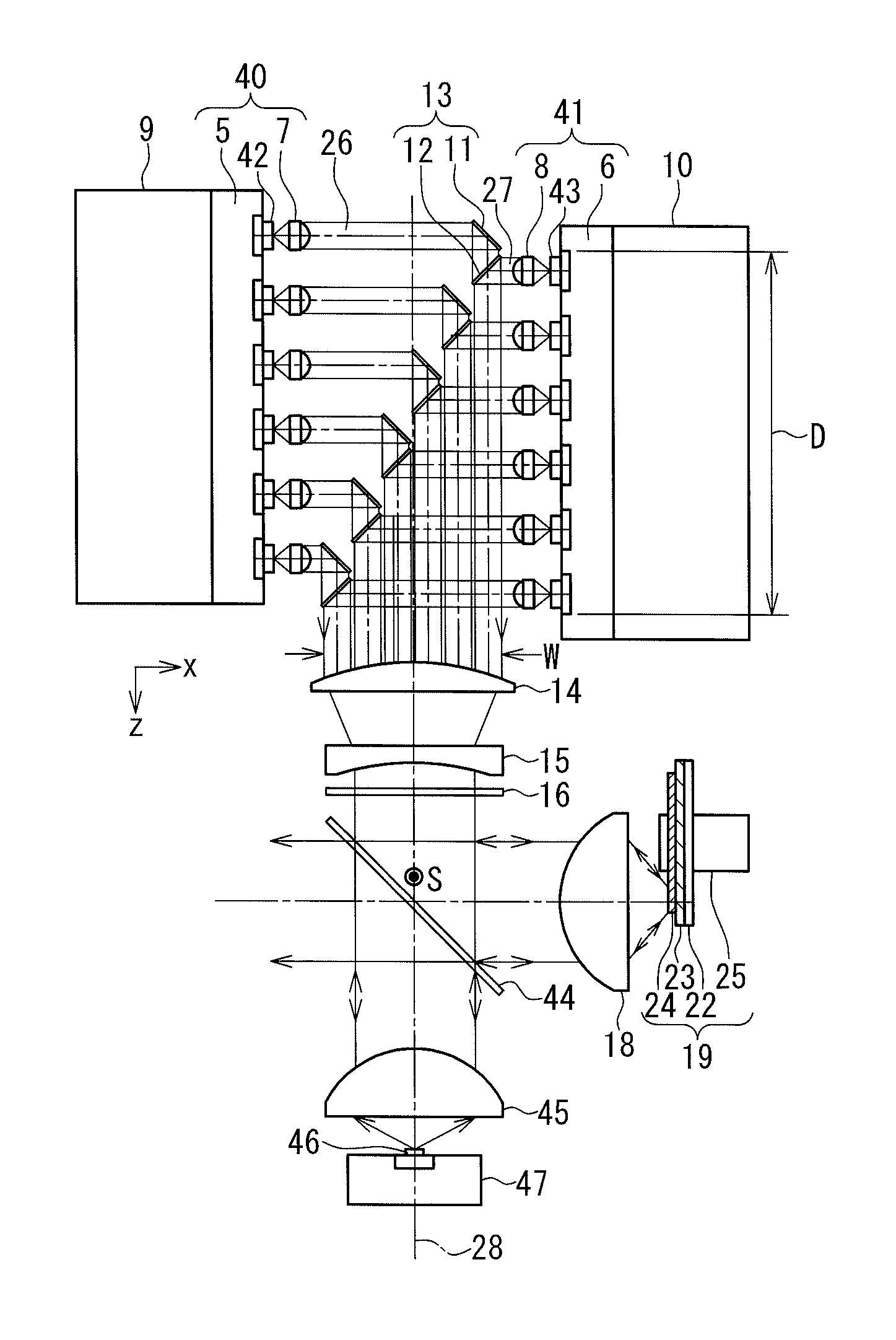 Solid state light source and projection display apparatus having a fluorescence emission plate