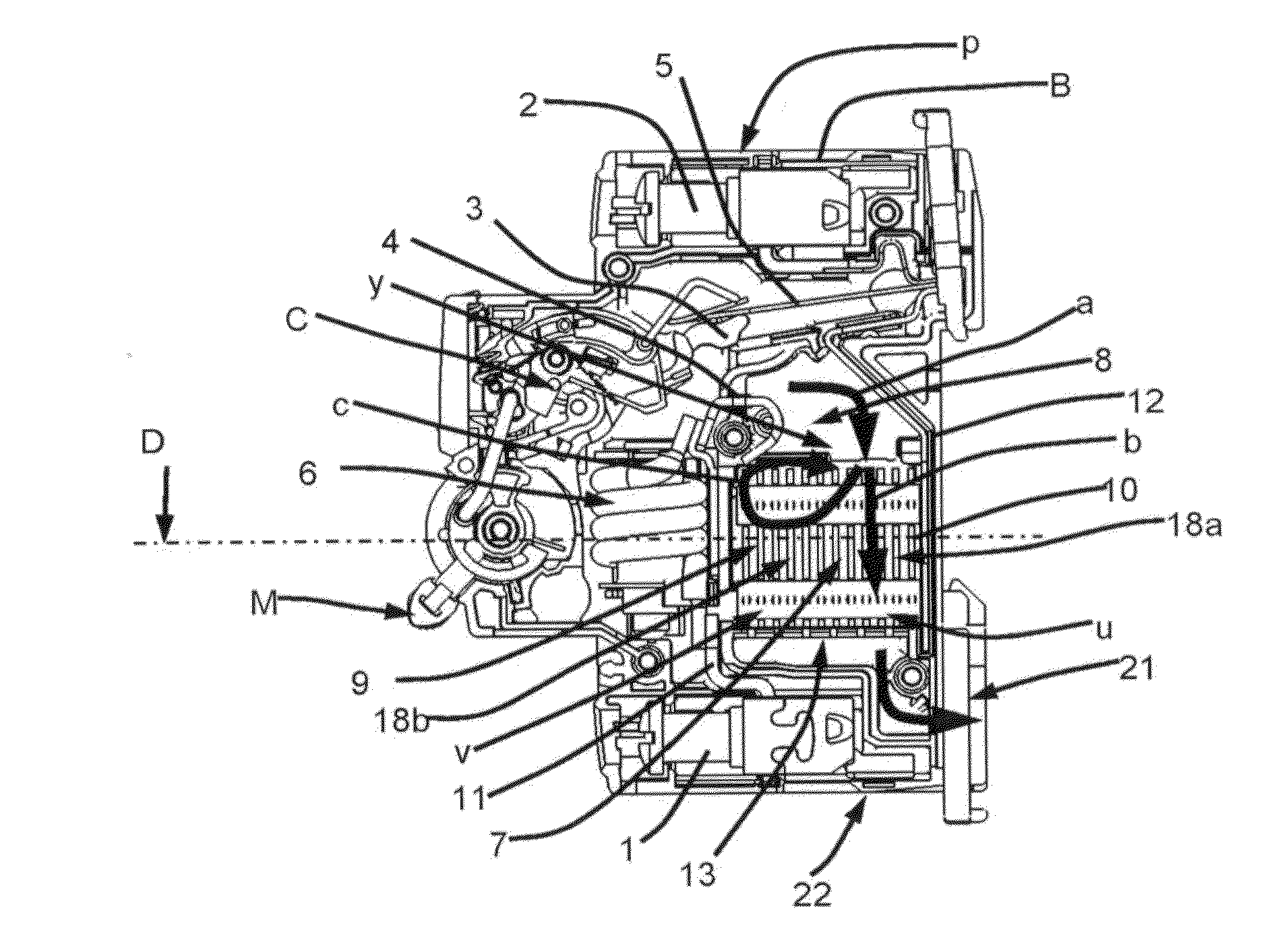Arc extinguishing chamber for an electric protection apparatus and electric protection apparatus comprising same