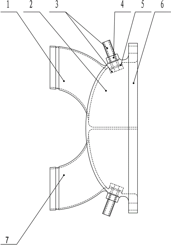 Composite end enclosure and processing process
