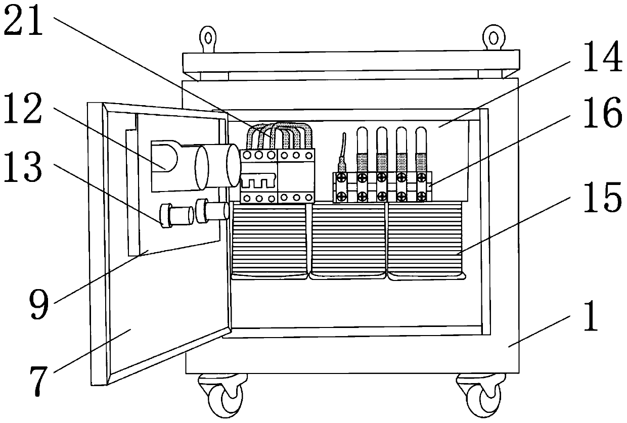 Outdoor waterproof shock-resistant dry-type transformer