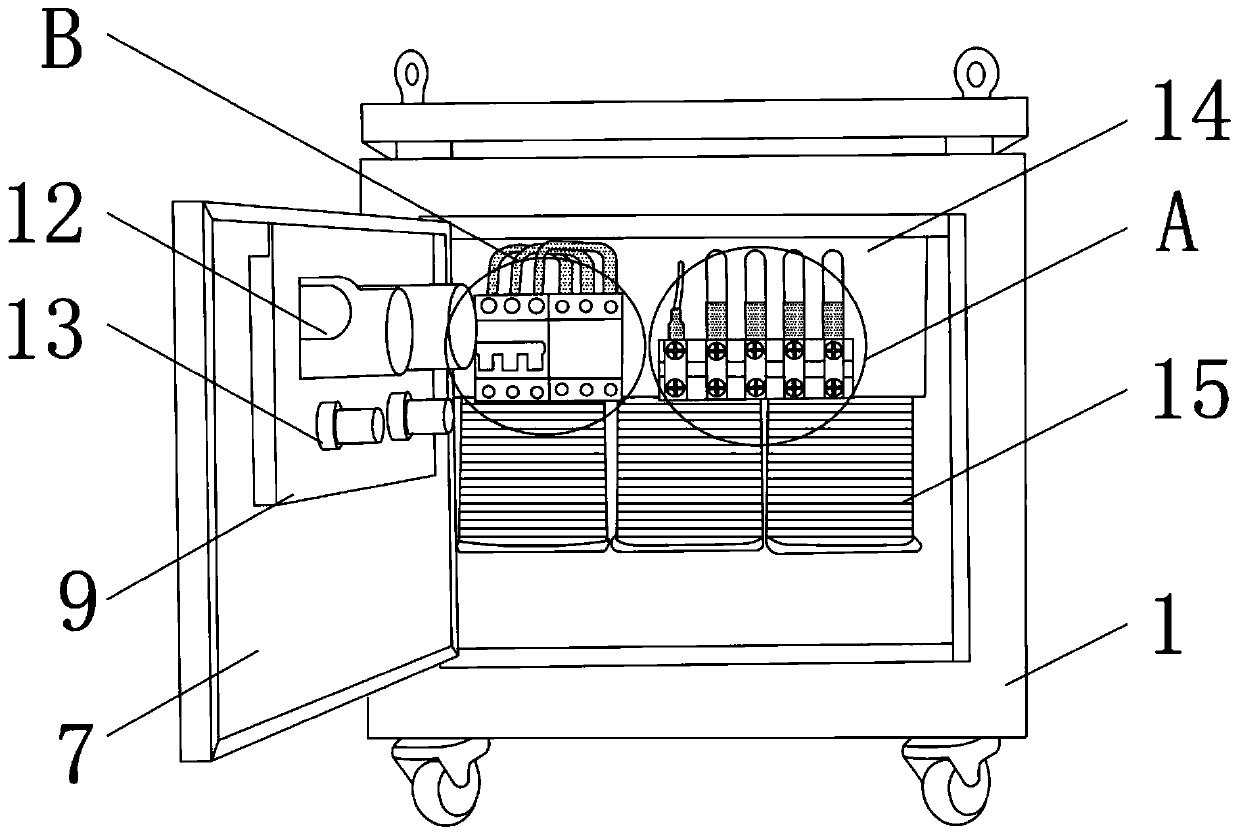 Outdoor waterproof shock-resistant dry-type transformer