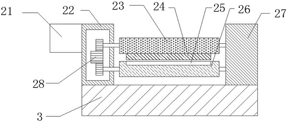 Machining device for plate electrode of welding equipment