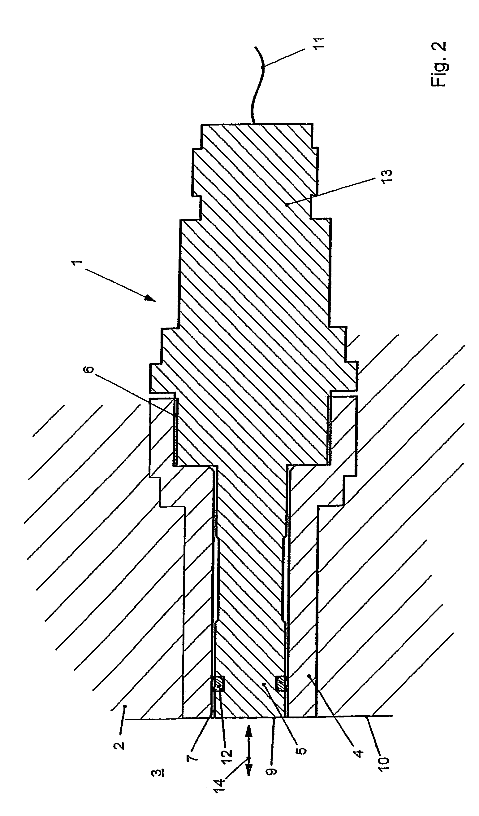Method for operating a tool shaft