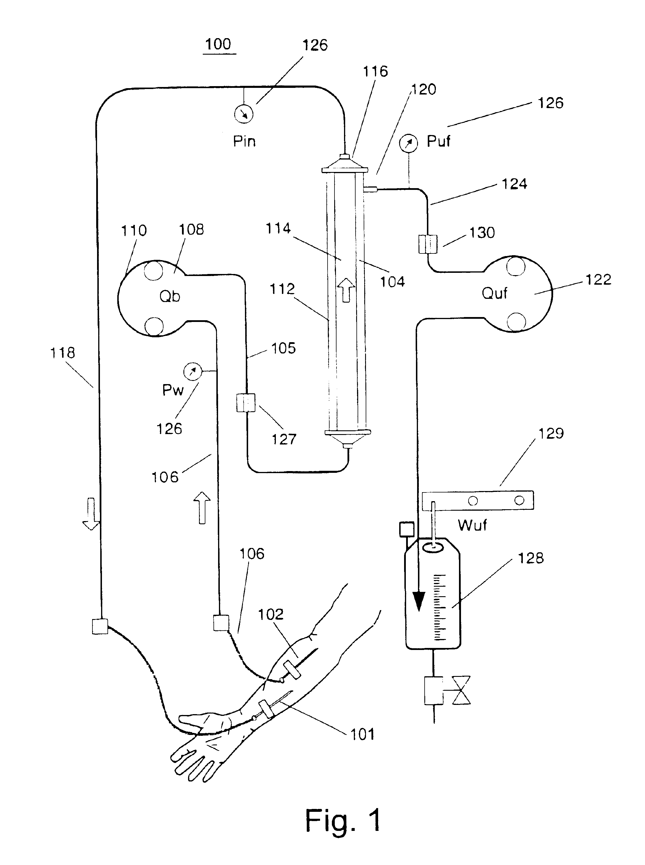 Blood leak detector for extracorporeal treatment system