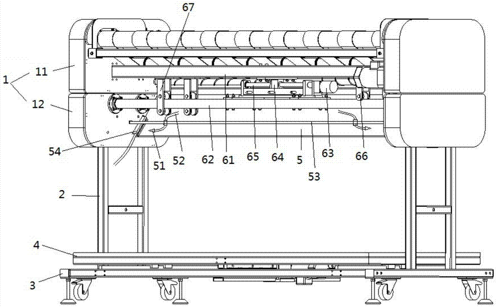 A cloth loosening machine with automatic edge alignment device and edge ironing device