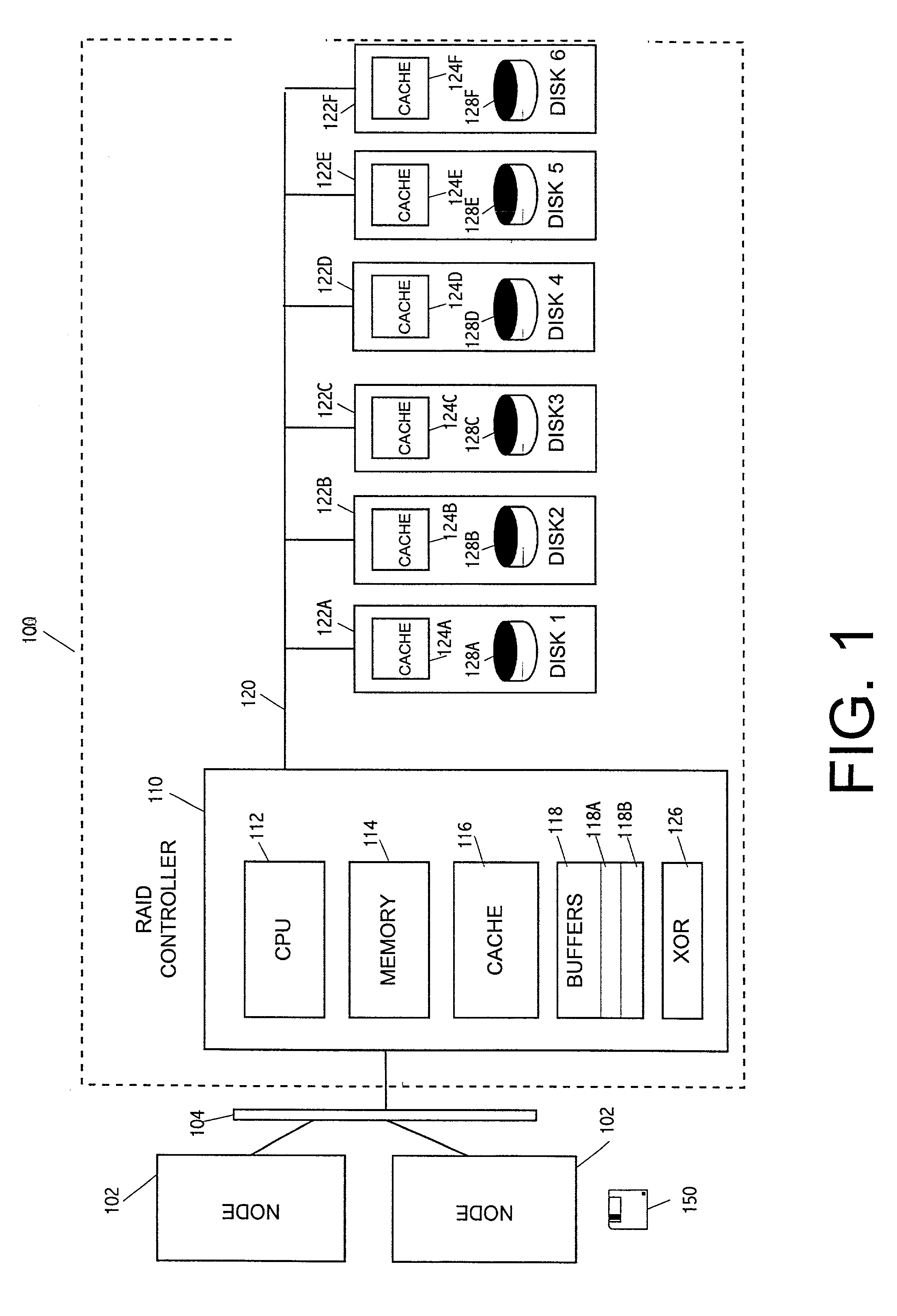 Method and apparatus for supporting parity protected raid in a clustered environment