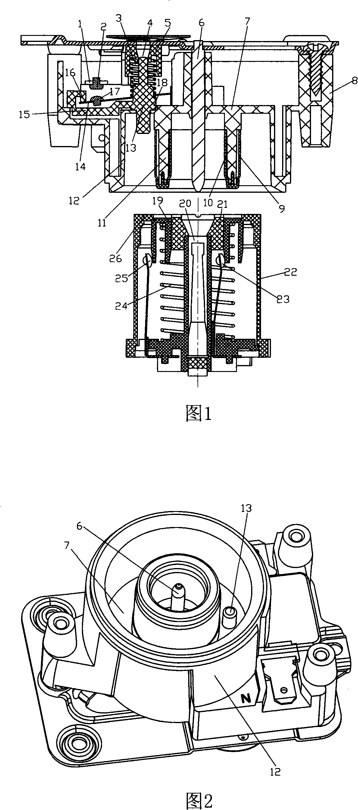 Wireless electric connection device