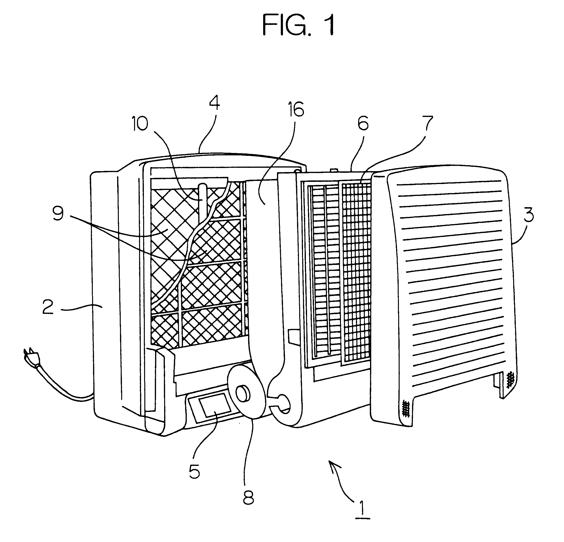 Air cleaner and its ionizing unit