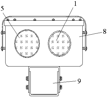 A multi-band monitor with automatic synchronization and its working method