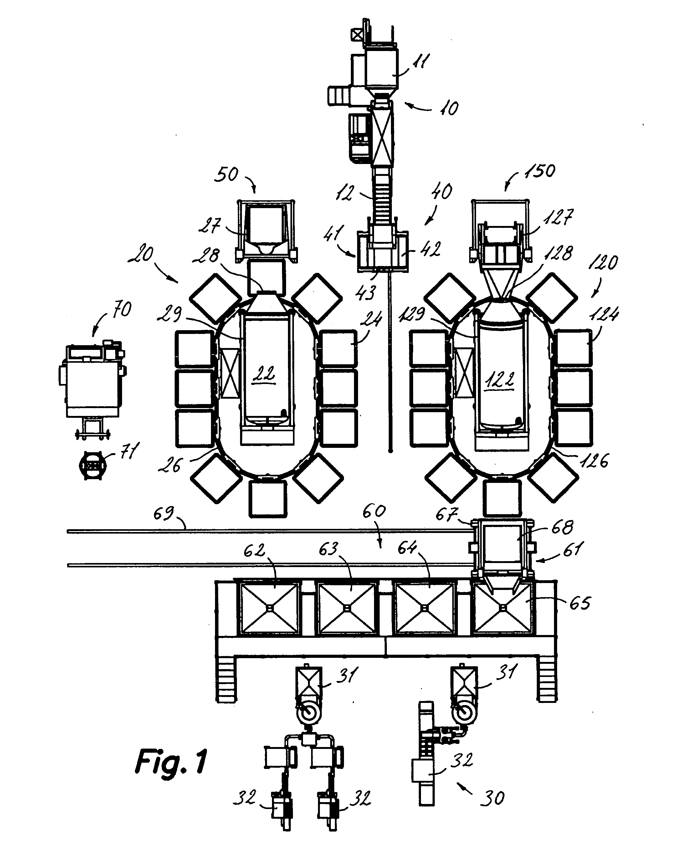Automatic Plant for the Treatment and Packing of Meat Product