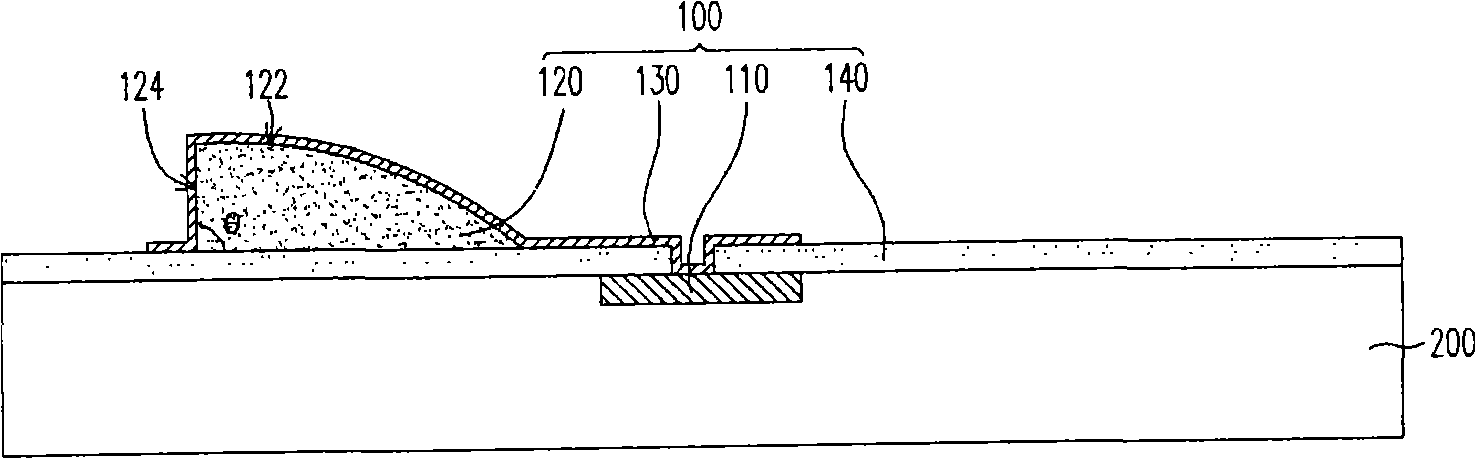 Connection point structure as well as forming method and connecting structure thereof