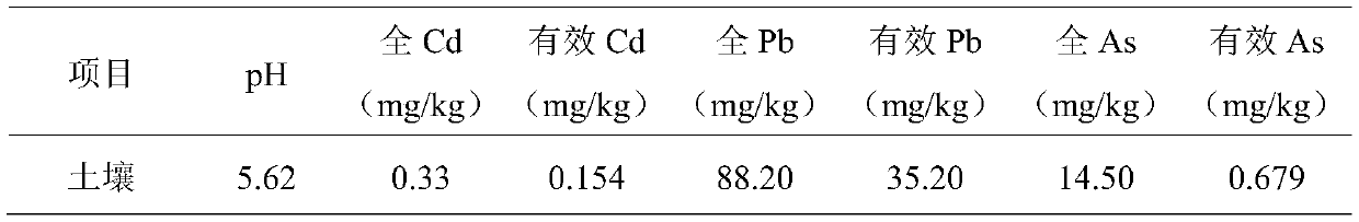 Slow-release repairing agent for treating cadmium-arsenic composite polluted rice field soil and preparation method thereof