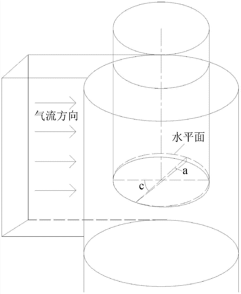 A Cyclone Separator for Circulating Fluidized Bed Boiler with Inclined Air Inlet Section of Central Tube