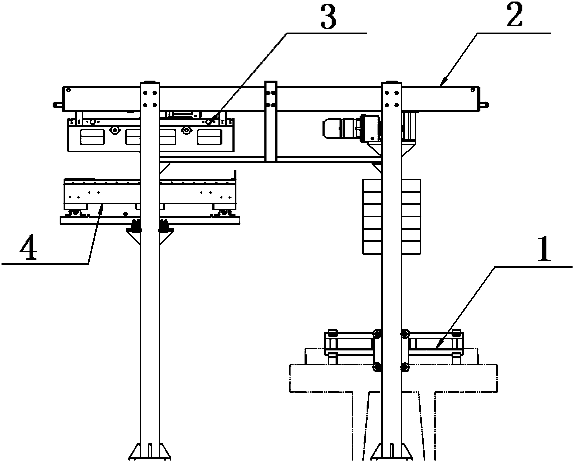 Automatic stacking system and operation control process