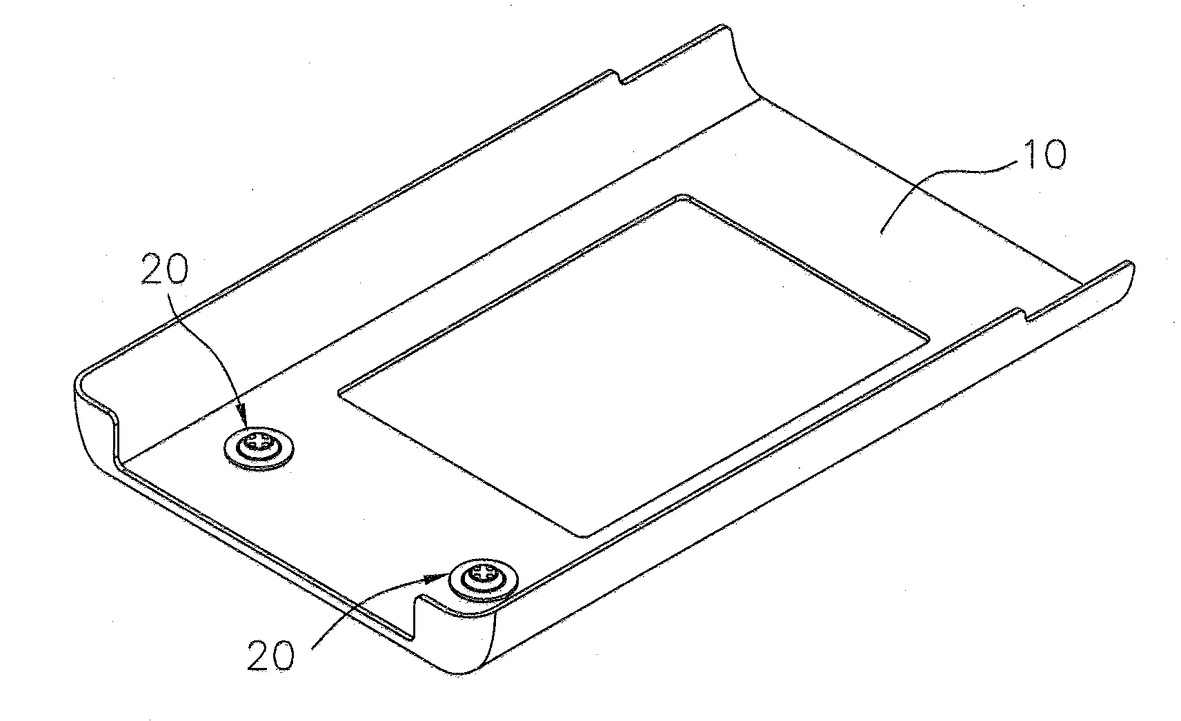 Method of selective plastic insert molding on metal component