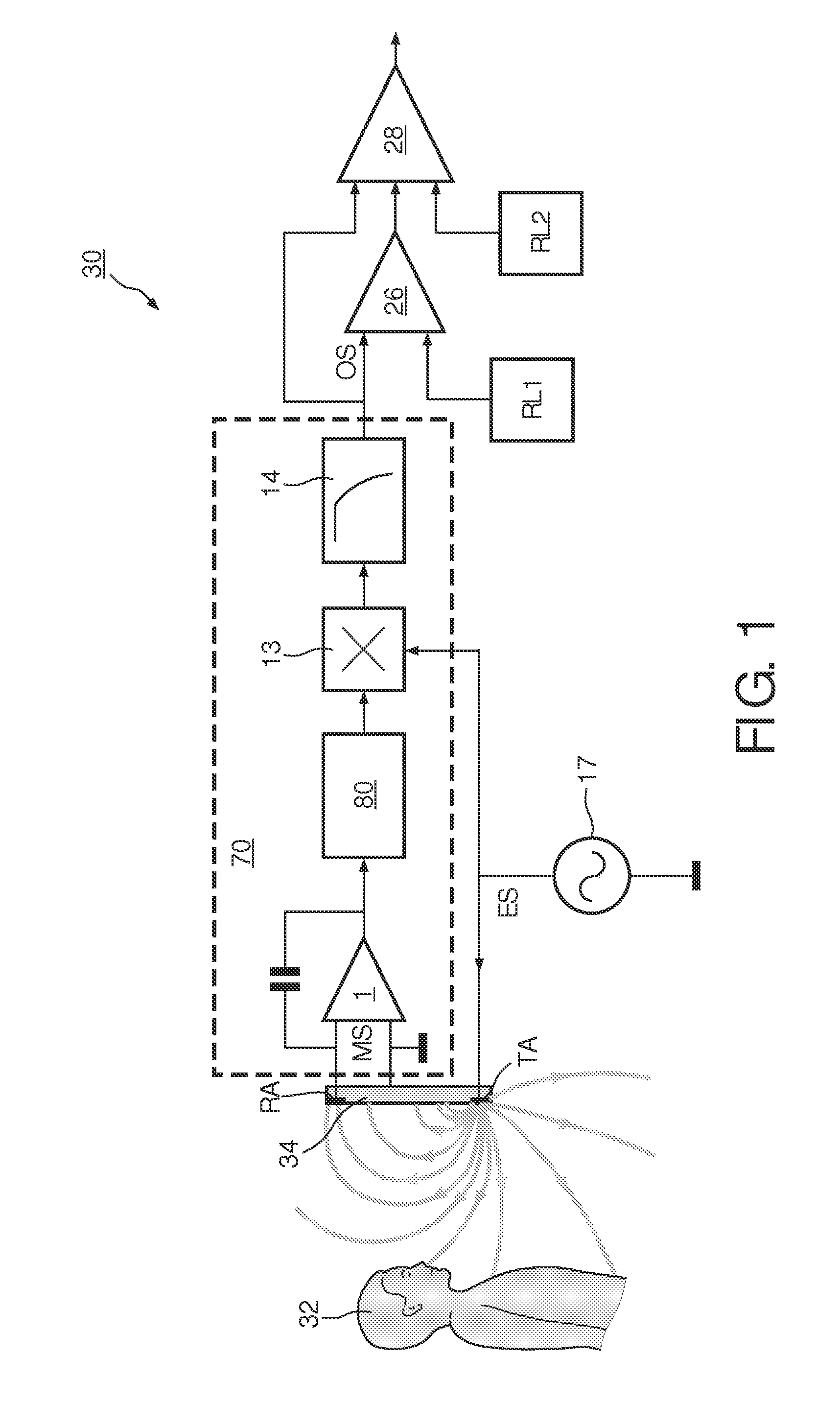 Capacitive proximity device and electronic device comprising the capacitive proximity device