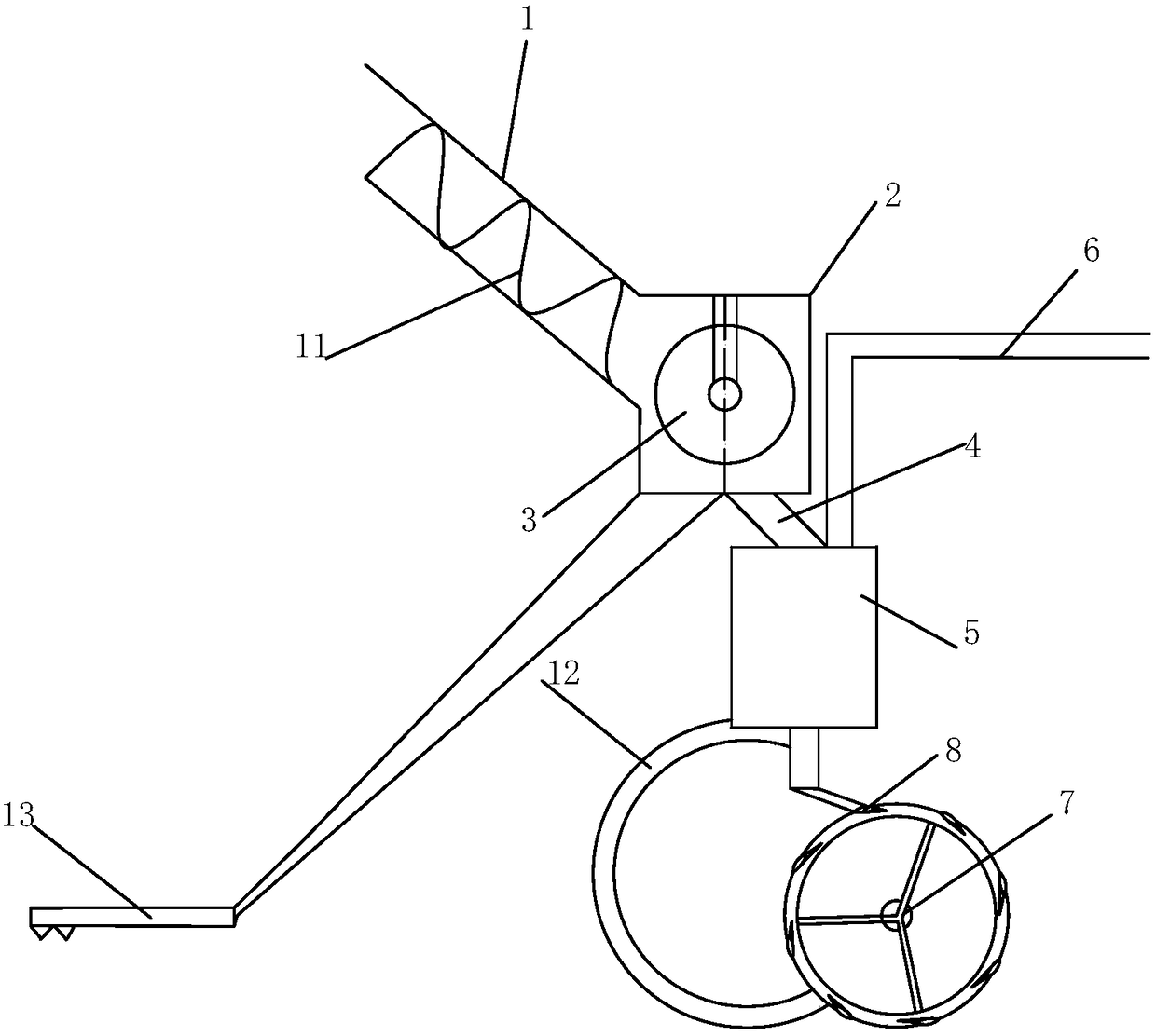 Tuber plant planting machine