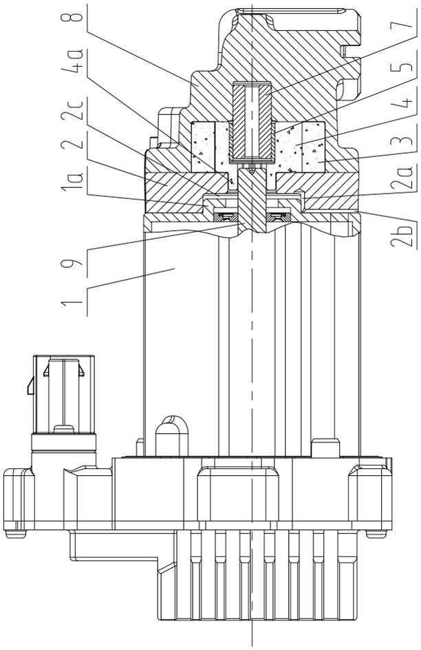 Electronic oil pump for pre-tightening CVT transmission steel belt