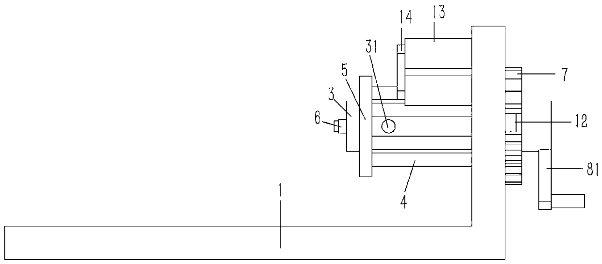 Winding device of cable set on welding machine