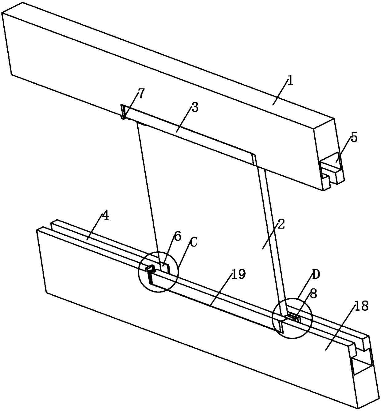 Pushing-and-pulling type numerical control lathe sealing door