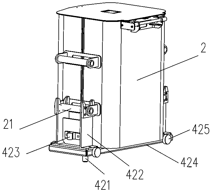 A sample collection device for automatically accessing and storing sample barrels
