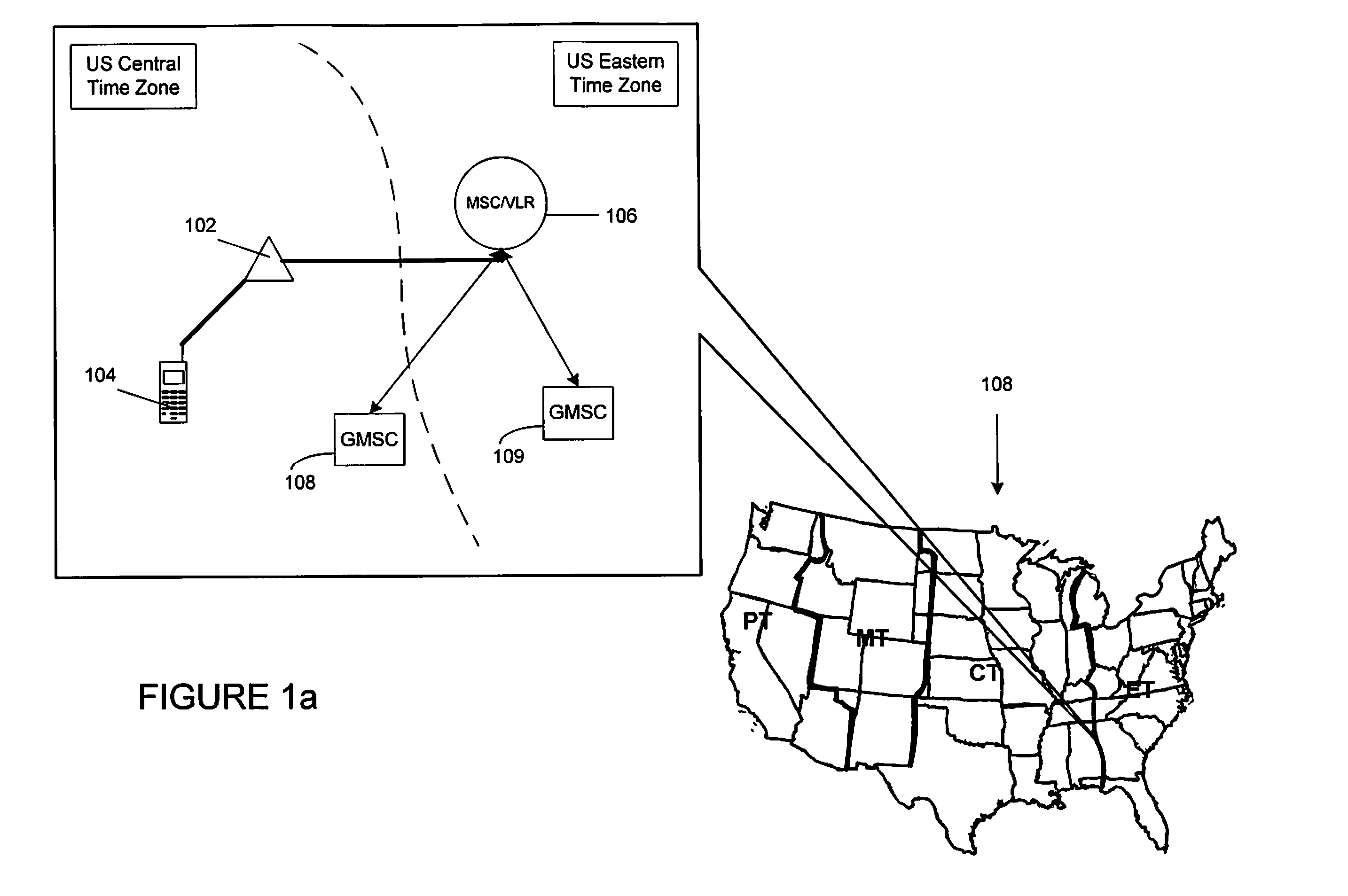 Method and system for calculating a local time for a user equipment in an intelligent network