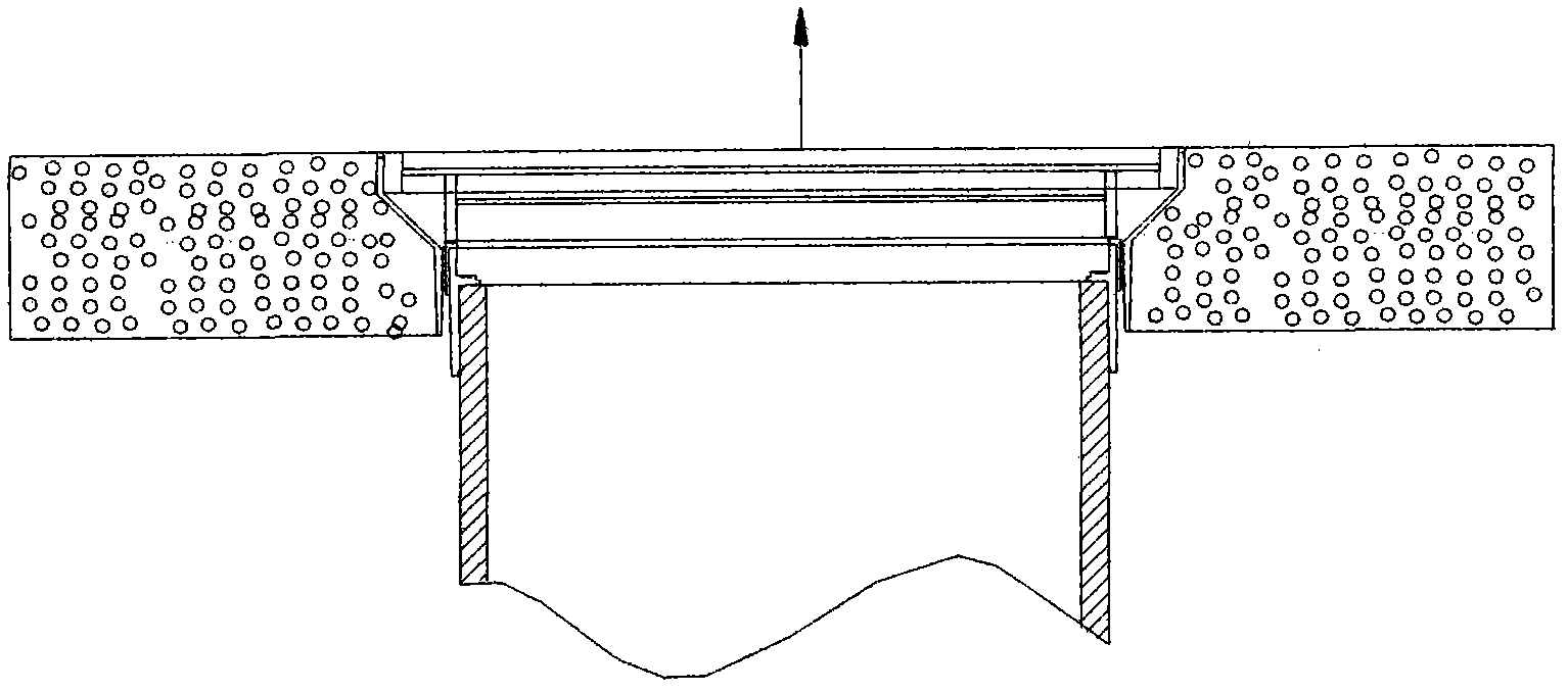 Check ring combination for road manhole and steel support ring for installing check ring combination