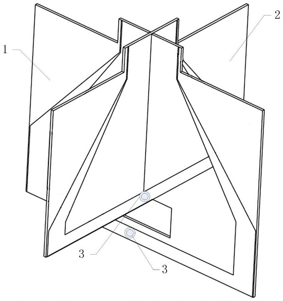 A balun combiner integrated feed network