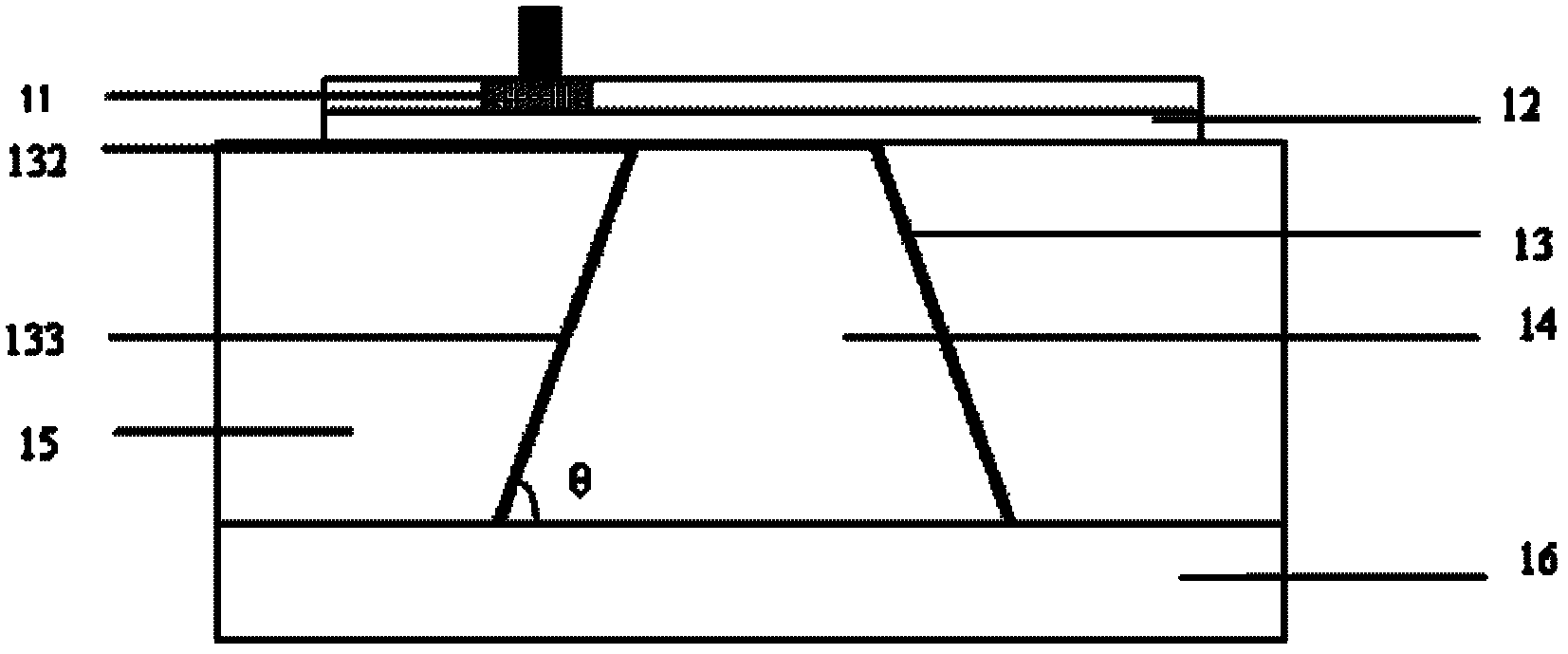 Jogging element-based infrared detector for modulating GaN HEMT channel current