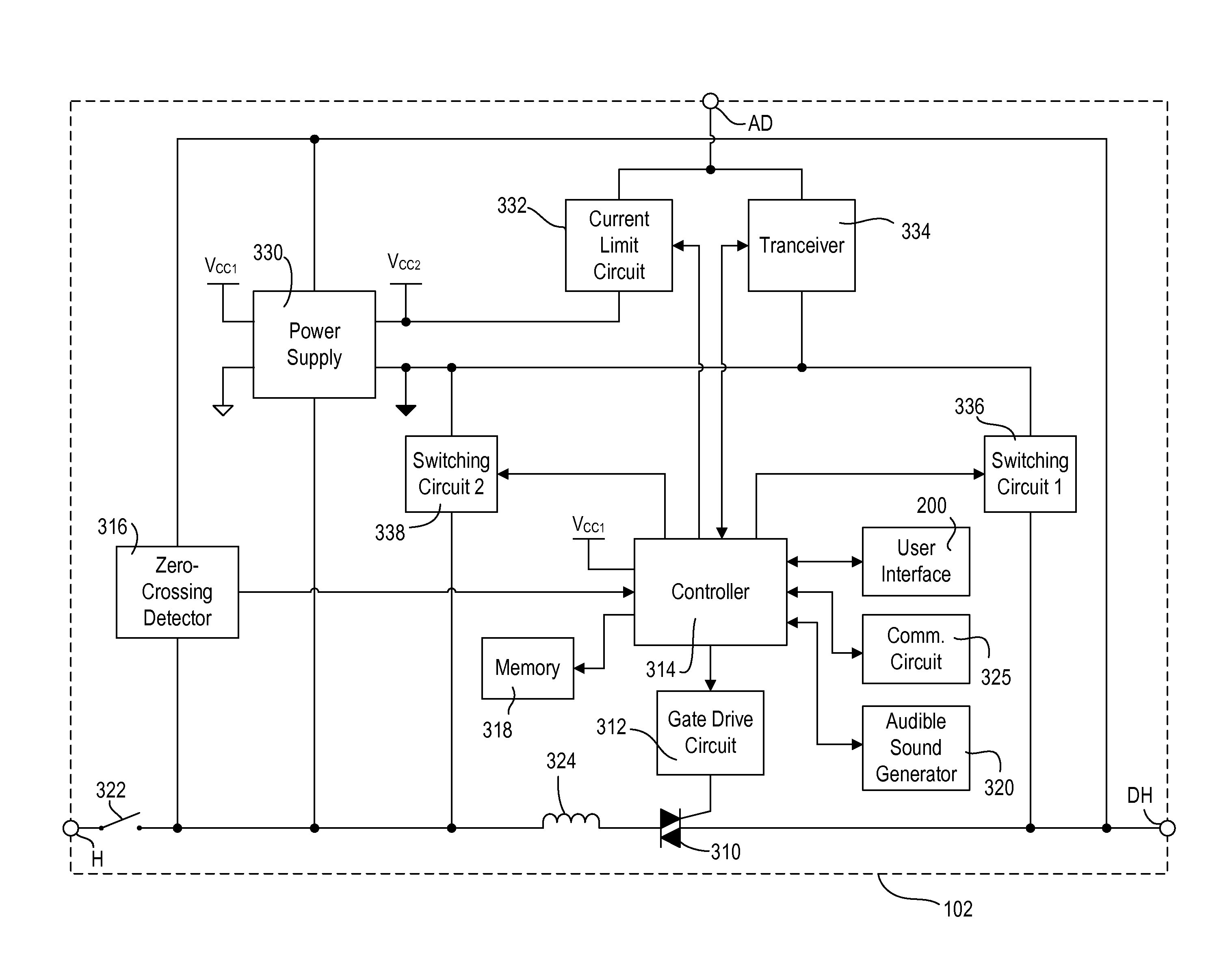 Power Supply for a Load Control Device
