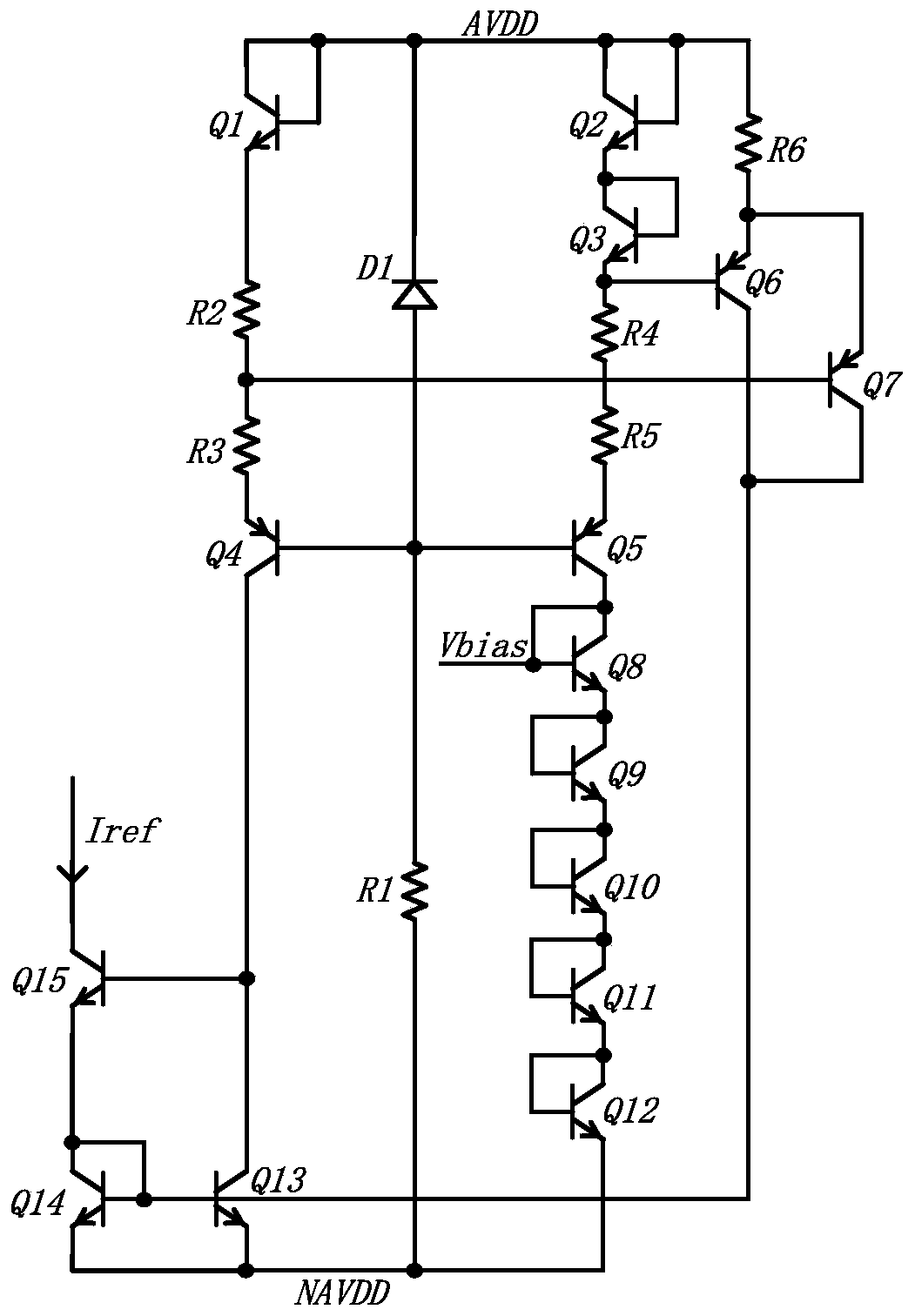 Bandgap reference starting circuit and method for wide power supply range based on radiation-resistant bipolar technology