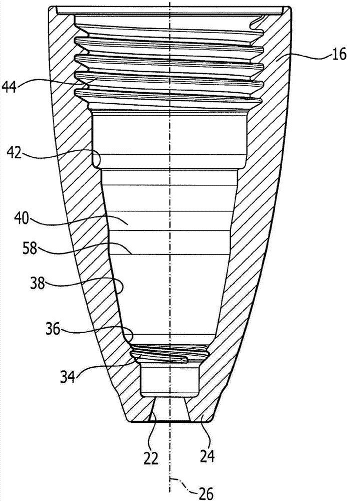 Rotary nozzle for a high-pressure cleaning device