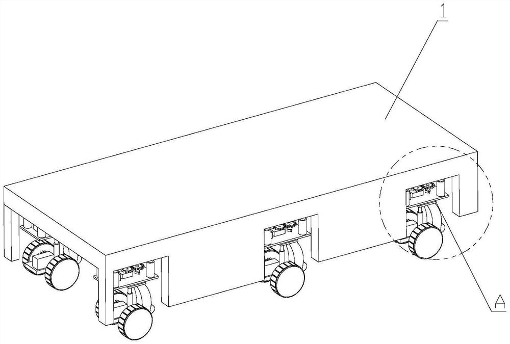 Multimodal transport device and system based on intelligent container and multimodal transport method