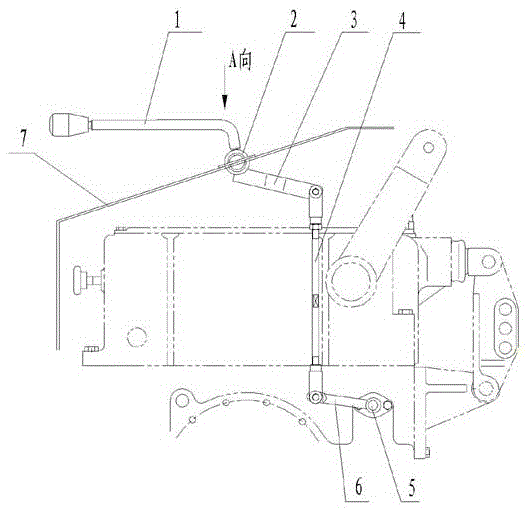 A tractor power output control device