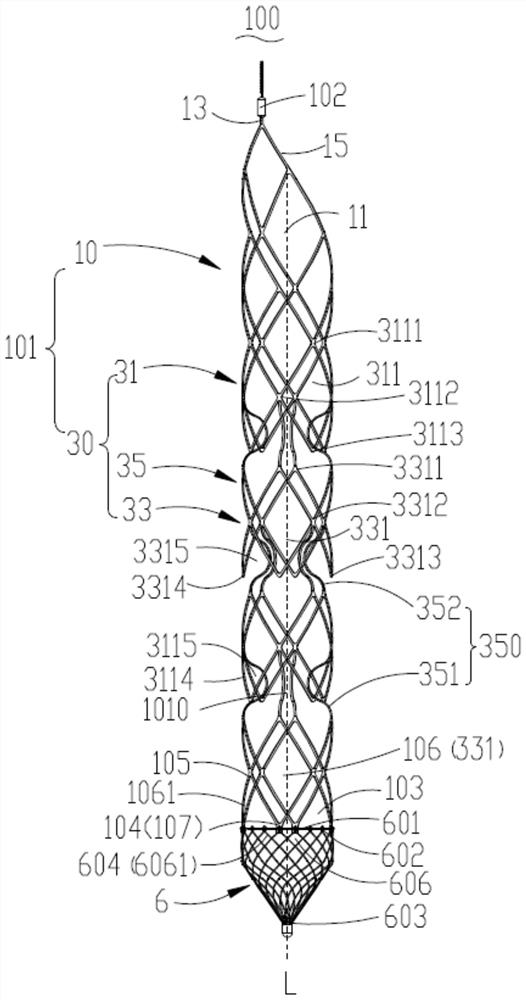 Thrombectomy stent and thrombectomy system