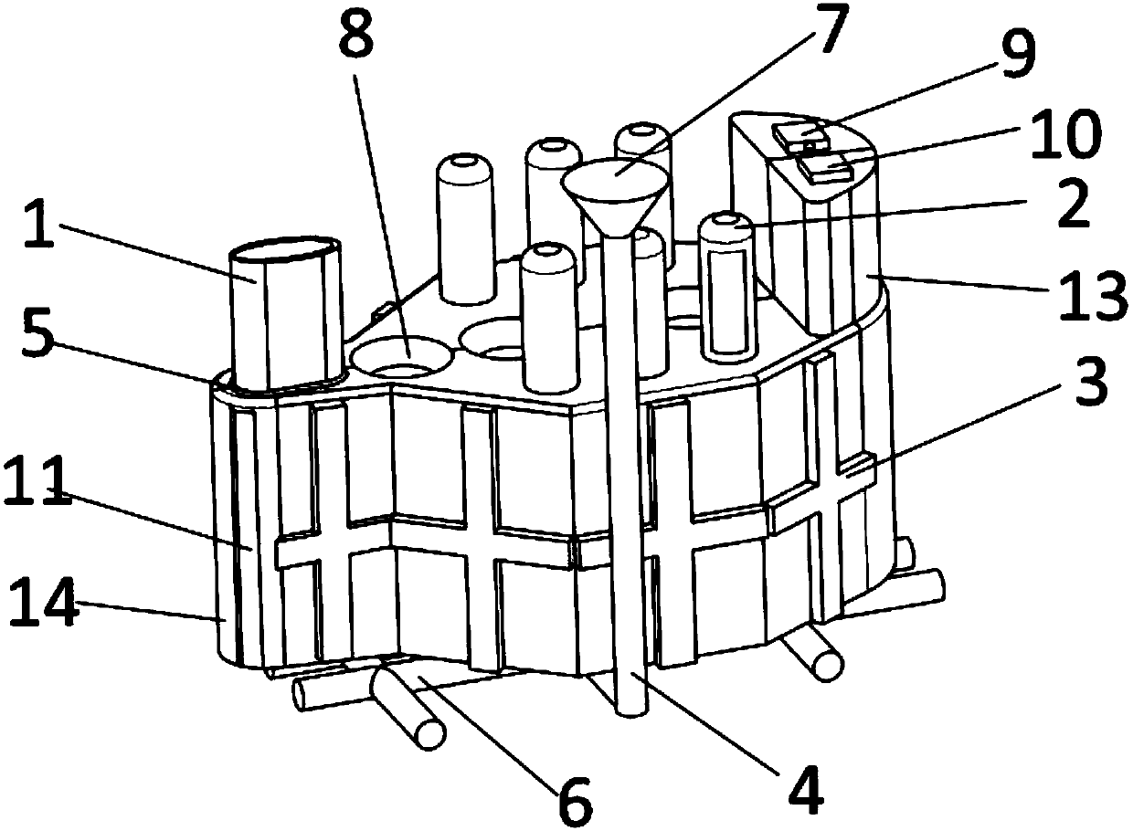 Hard die riser used for gravity casting pouring and casting method thereof