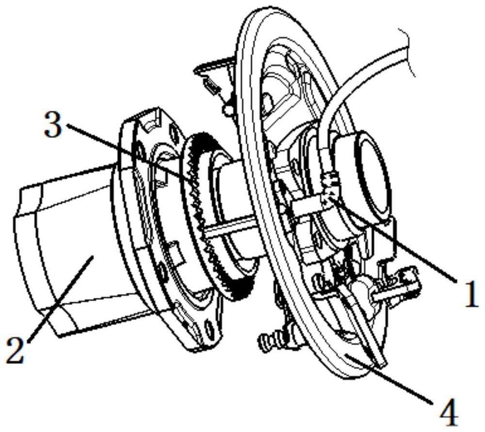 An adjustable wheel speed sensor