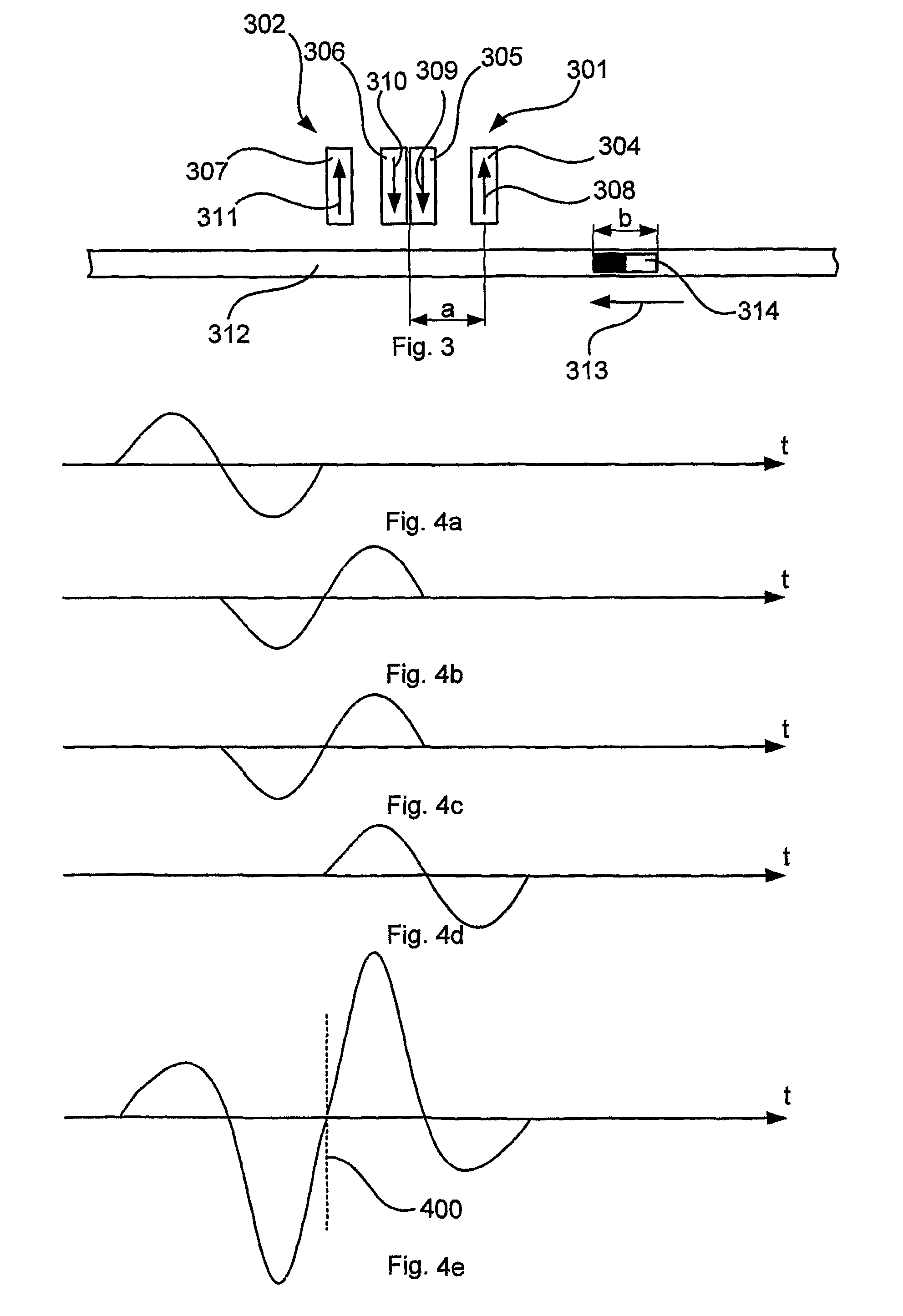 Position Detector and Method for Detecting a Position of a Packaging Material with Magnetic Marking